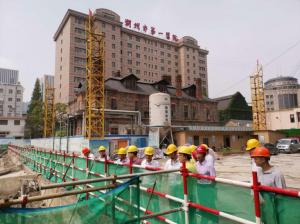 市建設(shè)局黨委書記、局長戴健一行赴湖州市第一醫(yī)院改擴建項目一期工程