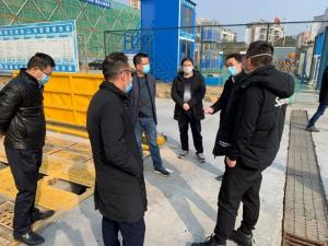市建設(shè)局黨委書記、局長戴健督導(dǎo)檢查公司建筑工地疫情防控工作