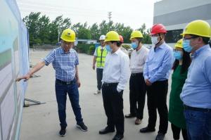 市國資委黨委書記、主任婁顯杰一行調(diào)研建筑工業(yè)化PC構(gòu)件生產(chǎn)基地與