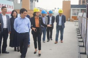 市國資委黨委書記、主任婁顯杰赴市北32號地塊調(diào)研“紅色工地”建設(shè)